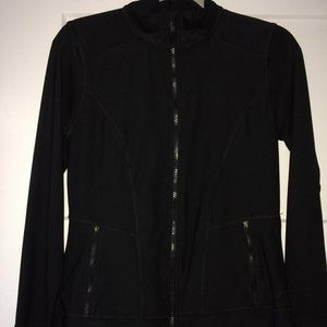 RBX Black zip-up running jacket